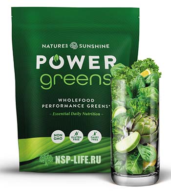 Power Greens – Зеленый детокс коктейль. Лечебные свойства, применение, противопоказания. Где купить в Москве, СПБ - Цена в аптеке НСП