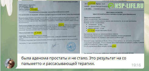 Со-Пальметто НСП - Опыт применения при аденоме простаты, доброкачественном увеличении предстательной железы. Реальные отзывы Инструкция. Цена. Где купить в Москве, СПб официально. Дисконтная карта. Магазины НСП