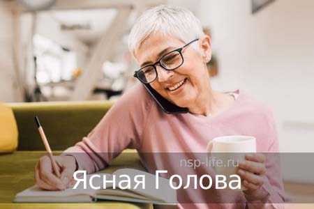 Программа Ясная голова. Острый ум. БАД НСП при снижениии когнитивных функций, памяти, внимания. Как применять. Где купить в Москве, Санкт-Петербурге официально. Цена. Отзывы. Сайт NSP. Интернет-магазин